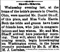 Shaeff-Harris (Marr.)